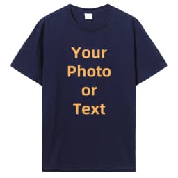 Custom T-shirt Customized Tshirt Personalized T Shirt Diy Print Your Photo Brand Logo Text Men Women Cotton Premium Gift Tees