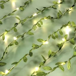 Green Leaf String Light Ivy Leaf Fairy Lights for Bedroom Party Festival Wedding Birthday Christmas Valentine's Day Decor