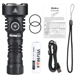 Wurkkos TS12 Mini Flashlight 14500 Rechargeable LED Flashlight 1050 Lumens SFT25R IP68 Waterproof Magnetic Tail Switch