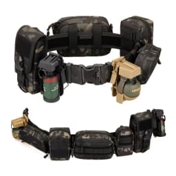 VATLTY 5.2cm Tactical Outer Belt for Men High Strength Plastic Pluggable Buckle Stiff Military Belt 130cm Rigid Girdle Male