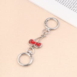 〔CC88〕1Piece Heart Buckle Cherry Bag Chain DIY Bag Strap Extension Replacement ,Women's Bag Decoration