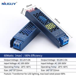 Lighting Transformer AC/DC12V 24V LED Power Supply 60W 100W 200W 300W 400W 500W LED Driver Converter for Slim LED Strip Lighting