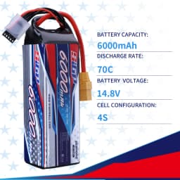SIGP Lipo Battery 2S 3S 4S 11.1V 14.8V 7.4V RC Lipo 5300mah 6100mah 7300mah 8200mah Hardcase EC5 Deans T XT60 RC Parts