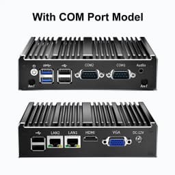 Fanless Compact Mini PC Intel Celeron N2840 N2930 J1800 Dual RJ45 LAN DDR3L mSATA SSD Firewall Home Server Industrial Computer