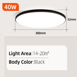 Led Ceiling Lights Round Ceiling Lamp IP44 Waterproof Panel Light for Bedroom Living Bathroom Room Luminair Home Decor Lighting
