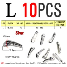 ICERIO 10PCS Fast Sinking Nymphs Scud Fishing Fly Tungsten Heavy Body Jig Hook Back Bead Fly Tying Material Accessories