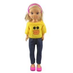 New Cute sweater suit clothes Fit With 42cm FAMOSA Nancy Doll (Doll and shoes are not included), Doll Accessories