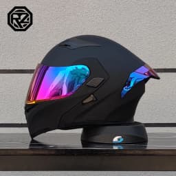 ORZ Motorcycle Helmet High Quality Dual Lens Modular Flipped Helmet Full Face Neutral Motorcycle Travel Helmet Off Road Helmet