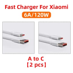 Original 120W USB Turbo Fast Charging Cable For Xiaomi mi 15 14 13 12 11 6A 67W Type C Cable Redmi Note 10 9 8 7 Pro K70 Poco X6