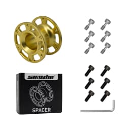 Simube Steering Wheel Spacers With 70 mm Bolt Pattern, Featuring CNC Machining and Anodized