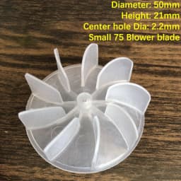 1Pc Small Power Mini Plastic Fan Blade 4/6 Leaves Power Hair Dryer Motor Fan Leaf For Hairdryer Motor Accessories