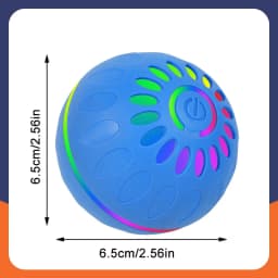 Interactive Smart Dogs Toys Balls - USB Automatic Moving Bouncing Ball for Puppy to Large Dog - Electronic Pets Ball Birthday Gi