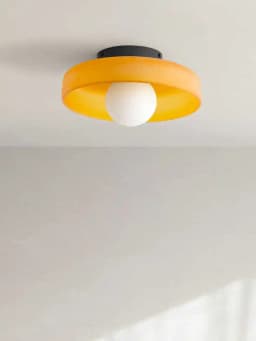 Modern Vintage Glass Ceiling Light Hallway Balcony Kitchen Light Bedroom Ceiling Light Multi-Colored Glass