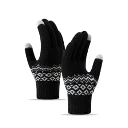 New Touchable Screen Winter Gloves Warm Knitted Touch Screen Gloves Full Finger Windproof Cold Proof Gloves Outdoor Sports