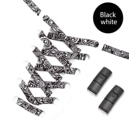 Elastic Laces Sneakers Cashew Flower Colorful Press Lock Shoelace Without Ties AF1/AJ Kid Adult 8MM Thick Sports No Tie Shoelace