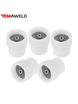 5Pcs 12# White Ceramic Nozzle Alumina Cup For WP9/20/17/18/26 Tig Welding Torch #12 Ceramic White TIG Welding Cup