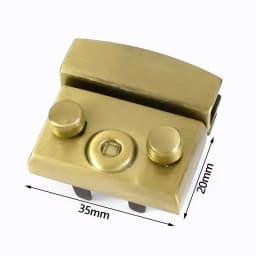2/3/4/5Pcs Deepeel 50mm/35mm Handbag Lock Replaceable Snaps Clasp Locks Bag Purse Closure Buckles DIY Leather Crafts Accessories