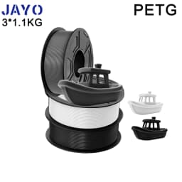 JAYO PETG/PLA Plus 2.0 3D Printer Filament 3 Rolls No Bubbles Smooth Multiple Colors 3D Filament Fit For FDM Printers 1 Roll/1.1