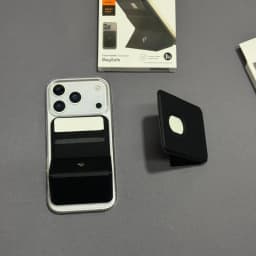 Spigen For MagSafe Smart Fold Card Holder Phone Holder For iPhone 17 Air 12 13 14 15 16 17 18 Pro Max Folding Bracket Card Bag