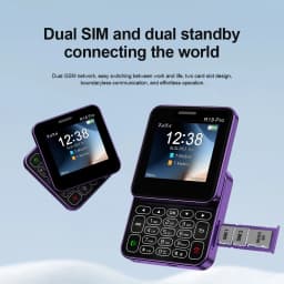 SERVO R18 PRO Rotating Screen Mobile Phone 2G GSM Magic Voice Speed Dial Flashlight Blacklist 2 SIM Standby Side Sliding Phones