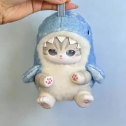 Cute Cat Doll Plush Keychain, Animal Dress Modeling, Vinyl Doll,bag Decoration Pendant,Surprise Blind Box,ideal Toy Gift Pendant