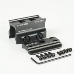 Tactical Metal RM T-1 T-2 Red Dot Sight Side Mount 45° Offset Optics Mounting Base Accessories Red Dot 45 Degree Bracket