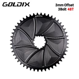 GOLDIX 3-Bolt MTB/Road Bike Chainring Wide and Narrow Teeth AERO Chainring CNC Hollow Cutting Machining for SRAM 3 Bolt Crankset