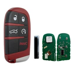 M3N-40821302 5Buttons 433MHz ID46 Chip Smart Key Fob For Dodge Challenger Charger Jeep Grand Cherokee SRT Chrysler 300 2011-2019