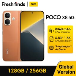 【World Premiere】 Global Version POCO X8 Smartphone 8340mAh battery 6.83" 1.5K Display 67W Snapdragon 6s Gen 4 50MP Camera NFC 5G