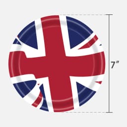 Union Jack Plates paper Cups Napkins Set Britain UK England British Flag disposable Tableware Kit party Decoration