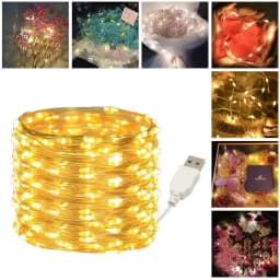 30M 20M Waterproof USB LED Lights String Copper Wire Fairy Garland Light Lamp Christmas Wedding Party Holiday Lighting Decor