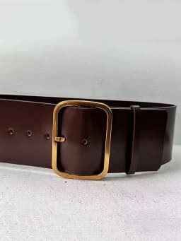 DEAT Fashion Women's Head Layer Cowhide Belt Adjustable Metal Buckle Waistband Clothes Accessory Winter 2024 New Tide 7AB2912
