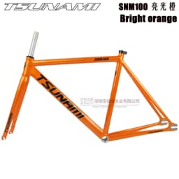 TSUNAMI SNM100 Bicycle Frame Fixed Gear Carrier Kit 49cm 52cm 55cm 58cm Aluminum Racetrack Frame Multi-Color Options