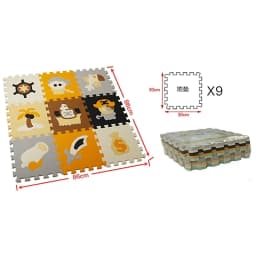 30*30*1cm Cartoon Animal Pattern Play Mats Puzzles EVA Foam Floor Pad For Children Baby Play Gym Crawling Mats Toddler Carpet