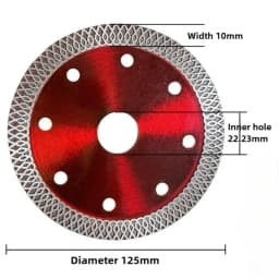 1pc Diamond Dry Cutting Blade Disc Porcelain Ceramic Tile Turbo Thin Stoneware for Marble 105 115 125mm