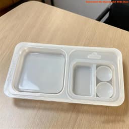 E06E Silicone Mould With Three Holes For Safe Crafting Of Decorative Small Boxes Heat Resistant Materials