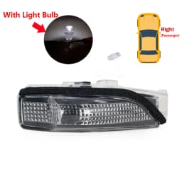 For Toyota AURIS C-HR COROLLA VERSO Rearview Mirror Turn Signal Light LED Indicator Blinker Repeater With Bulb 81741-02040