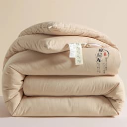 Soybean Fiber Filled Fluffy Comforter Thick Warm Autumn Winter Duvet Insert Solid Color Brushed Soft Quilt for Single Double Bed