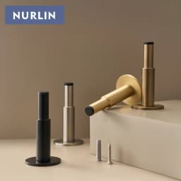 Nurlin Brass Door Plain Stop Bathroom Door Room Stopper Floor Wall Mountnt Bumper Holder Catch Antique Brass Matt Black Nickel
