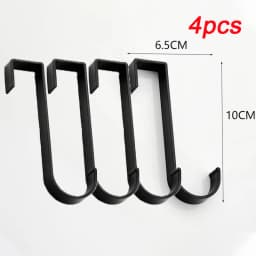 4PCS Bathroom Hanger Clips Heated Towel Radiator Rail Hook Holder Multifunction Drying Rack Hook Towel Clothes Storage Hanger