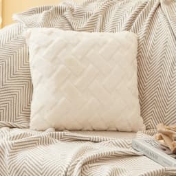 Plush Throw Pillow Cover 45x45cm 30x50cm for Sofa Square Cushion Cover Bed Living Room Plush Sleep Pillow Case Cotton Home Decor