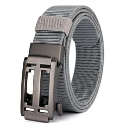 Unisex Tactical Belt 4 mm Thick 3.5 cm Wide Casual Canvas Belt Outdoor Alloy Automatic Buckle Belt