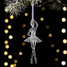 Acrylic Acrylic Christmas Pendants Transparent Clear Simulation Transparent Tree Hangings Hanging Pendant Crystal