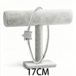 2026 New 925 Silver Women's Studded Chain Eternal Sparkling Snow Tennis Bracelet Display Tool DIY Exquisite Charm Jewelry