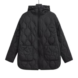 Autumn 2023 Women's Loose Versatile Long Jaet Cotton Outerwear New Arrival Faionable Comfortable Fit for All Ocns