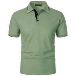 Mens Summer Classic Short Sleeve Polo Tops Button Placket Regular Fit and Solid Lightweight Casual Outdoor Pullover Topss