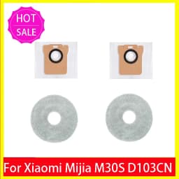 For Xiaomi Mijia M30S D103CN M40 X10+ X20+ X20 Plus X20 Max S20+ Replacement Parts Accessories Consumables Mop Cloth Dust Bag