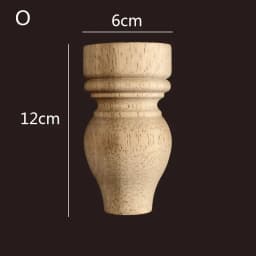 1pc Furniture Round Solid Wood Table Legs Sofa Feet Cabinet Bed Dressing Table Replacement Foot Support Hardware