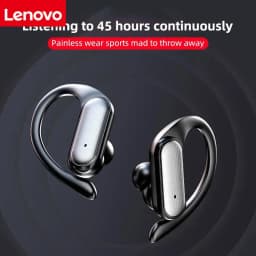 Original Lenovo  Wireless Business Headphone Ear-Hook HIFI Bass Noise Cancelling Earphone With Mic Earbuds Sport Game Headse