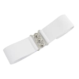 Women's Elastic Pair Buckle Belt Elastic Wide Belt Cummerbund Strap Belt Waist Decorative Waistband For Dresses Solid Color